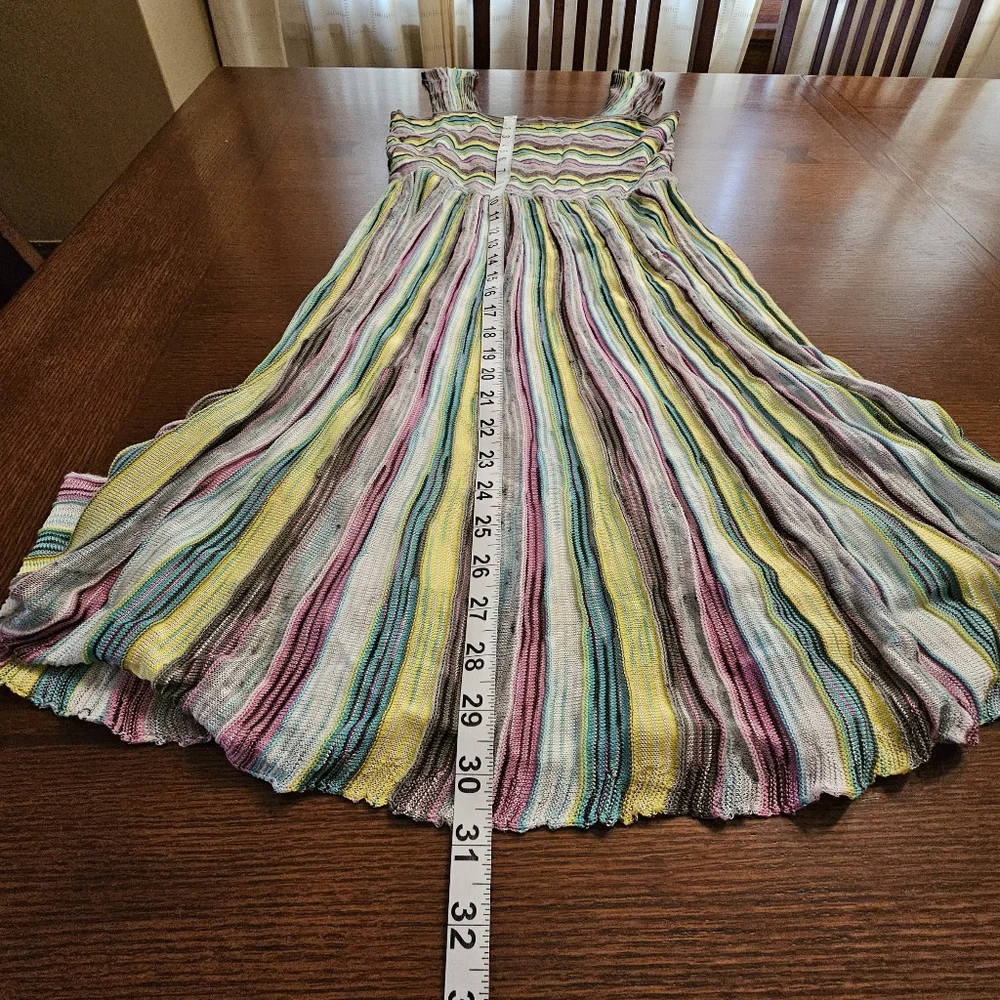 M By Missoni Y2K Sundress Multicolor Knit Size 4 - Picture 10 of 13